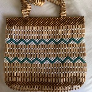 Handmade Beaded Tote Bag